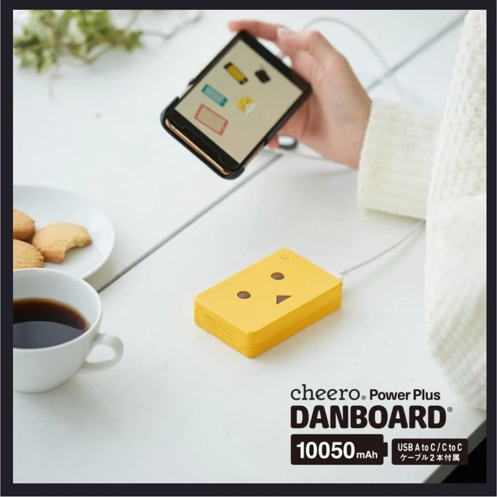 Cheero Power Plus‎ Carton Man 10050mAh PD18W Power Bank - Banana Shake